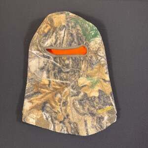 Hot Shot Realtree Edge Camo Reversible Blaze Orange Fleece Balaclava Facemask
